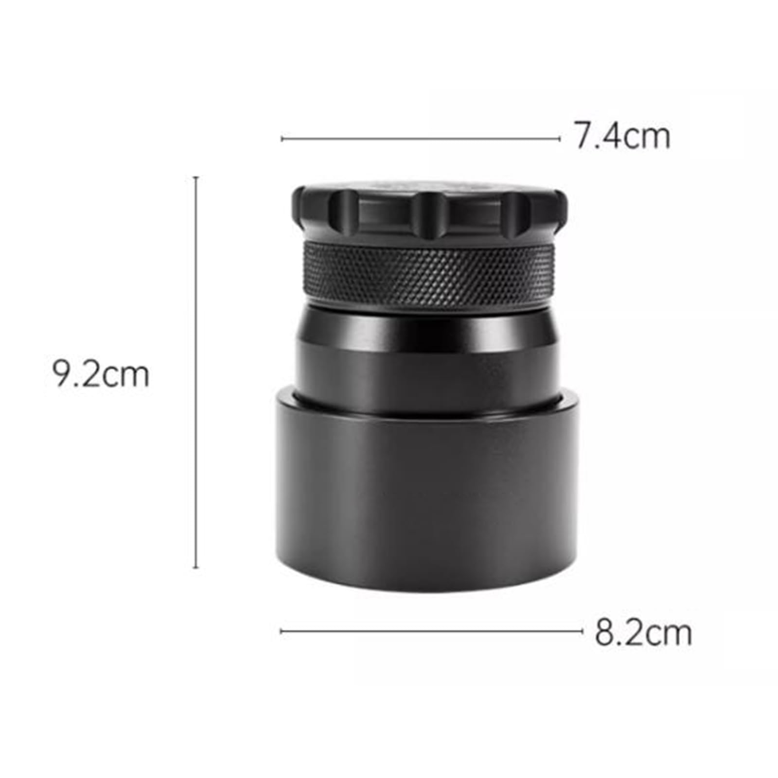 Outil de distribution de café professionnel pour barista, niveleur d'expresso et outil de bourrage – Aiguille distributeur de café, pour cafés à la maison – 51/53/58 mm avec base de brosse de