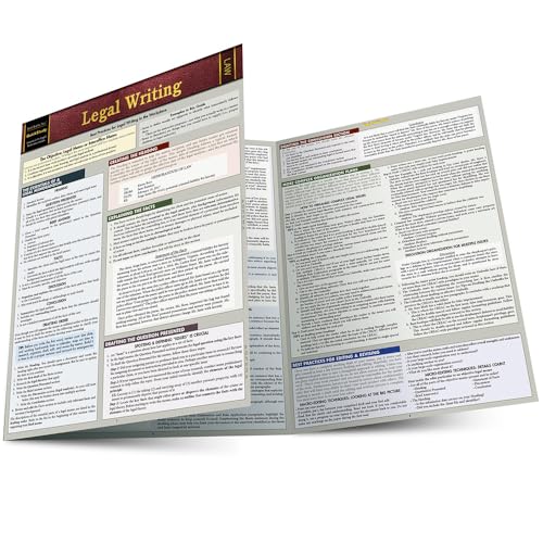Legal Writing: QuickStudy Laminated Reference Guide