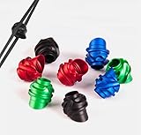 Cuoyuqie 1pcs Archery Compound Bow Peep Sight 37/45 Degree Housing Hooded Peep Aluminum (Red, 37°)