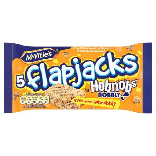 MCV Hobnob Oaty FLAPJACKS 5PK
