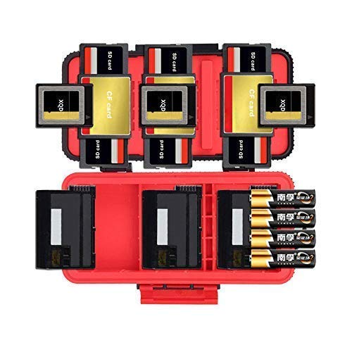 LENSGO D950 Camera Battery Storage Box Case Shockproof Protector for AA