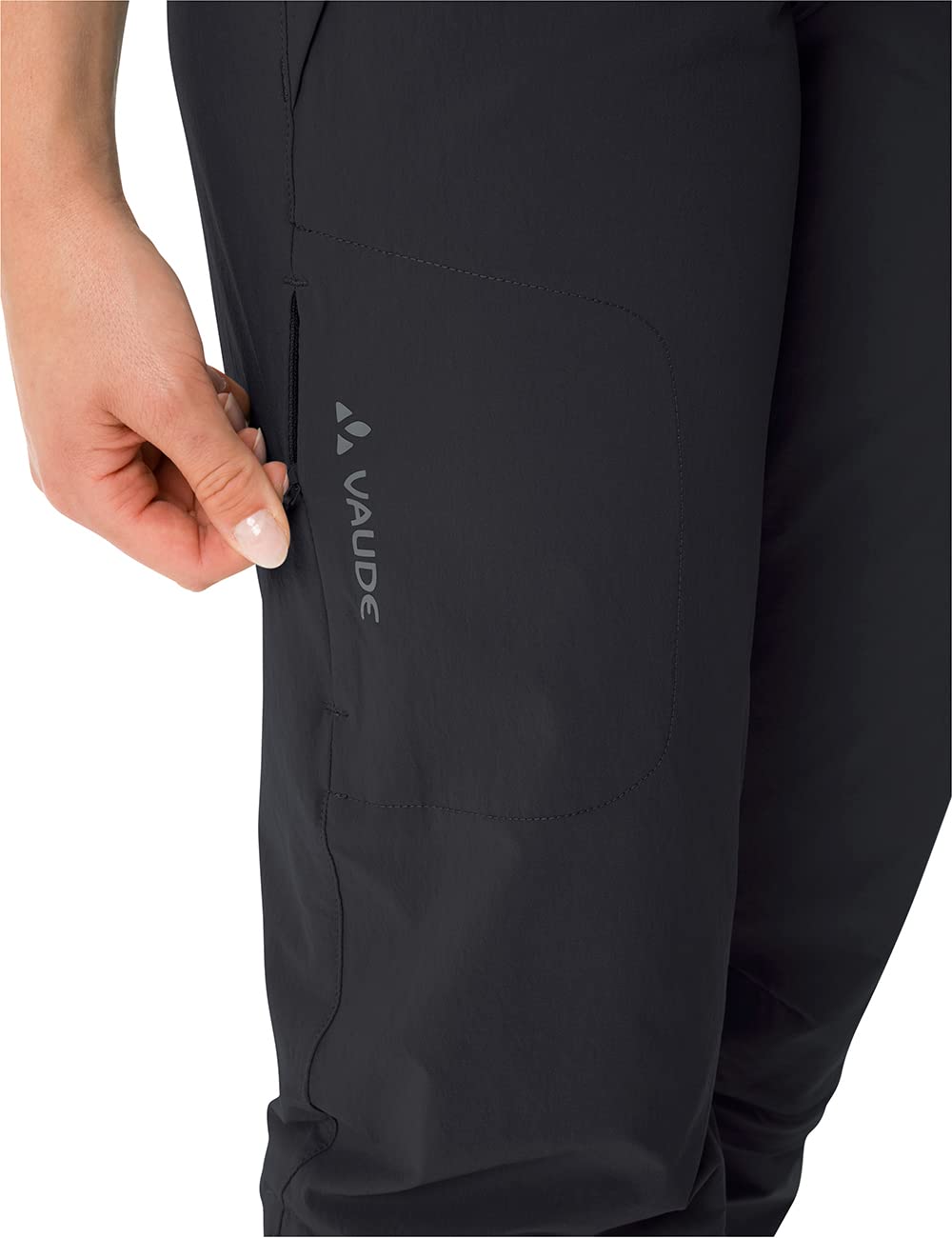 VAUDE Women's Farley Stretch Capri T-zip Pants Iii - Spodnie Kobiety