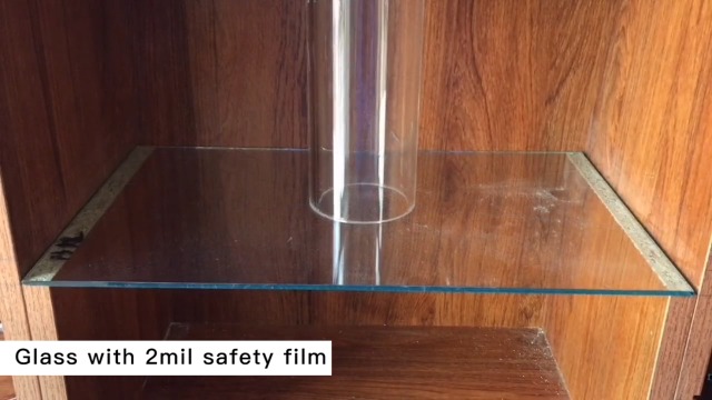 Película de seguridad transparente para ventana HOHOFILM 23.6x78.7 pulg miniatura 7
