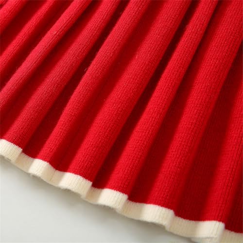 Image of Mud Kingdom Cute Little Girls Ribbed Knit Cardigan Skirt Set School Style