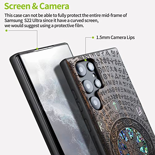 Carveit Cover per Galaxy S22 Ultra Custodia