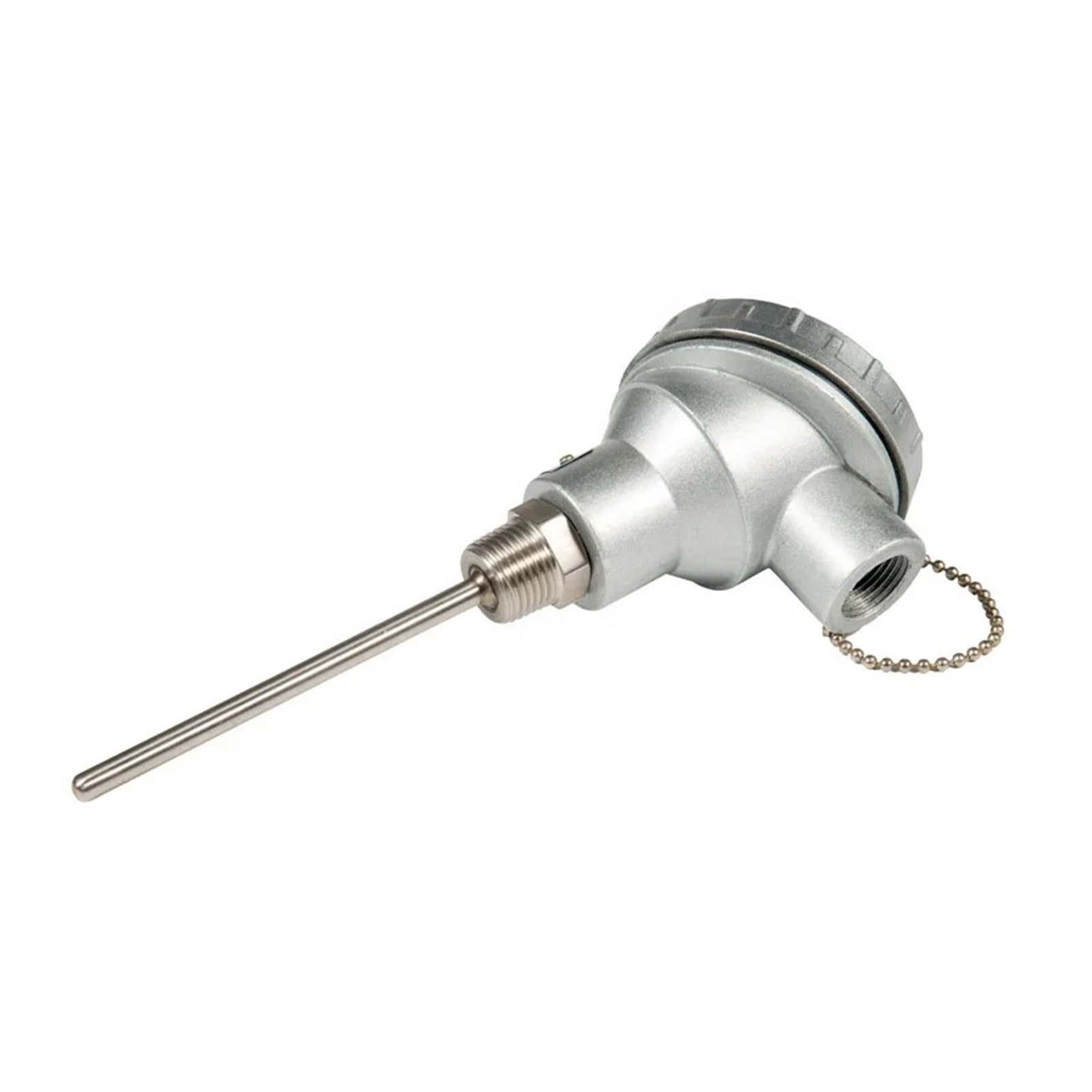 Czujnik temperatury, Czujnik temperatury PT100 RTD ze stali nierdzewnej, gwint NPT 1/2" 50-200 mm(150mm)