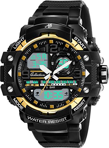 AB Collection BLACKK Model G-Style G-009SHOCK Analog-Digital Watch - for Men (Golden) (B091CKX6T1) Amazon Price History, Amazon Price Tracker