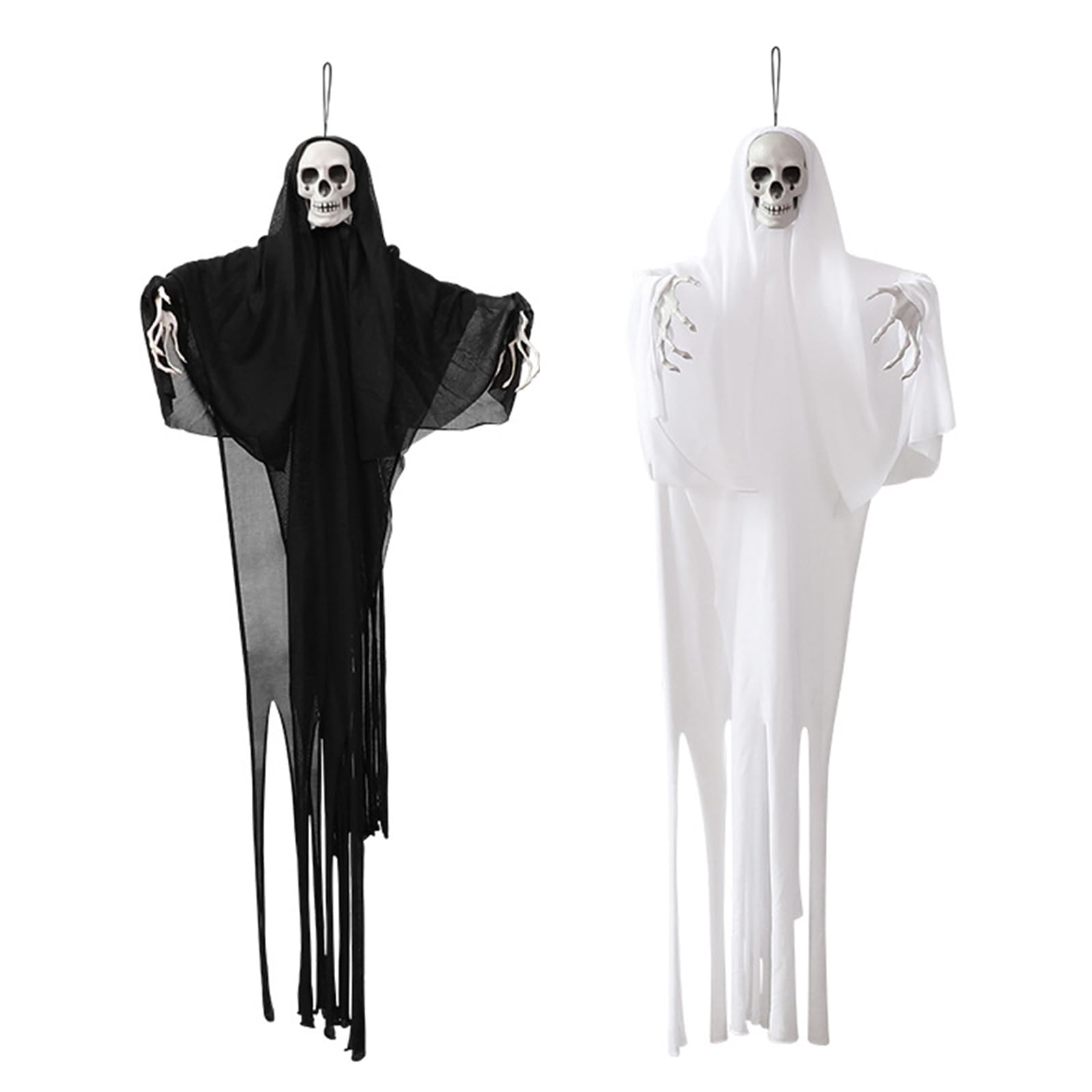 TFAOYS Spookys Haunteds House Decoration Set Featurings Phantoms Bride and Reapers Weatherproofs Outdoor Display Ghostly Bride Gauze Decoration