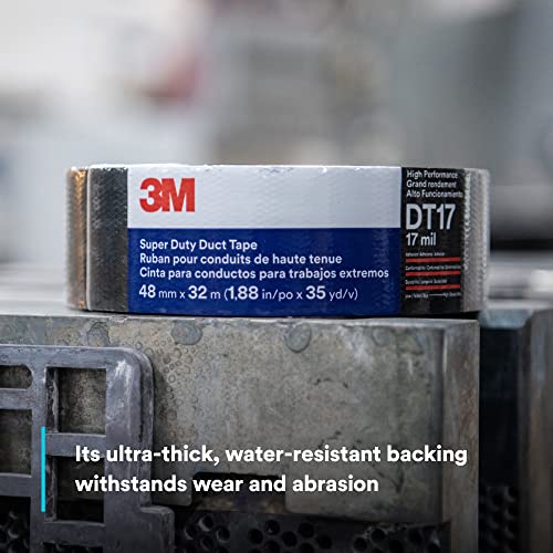 Image of 3M Super Fabric Tape DT17, Black, 48 mm x 32 m, 0.43 mm