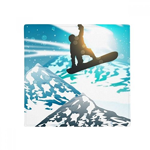 Tapis de Sol Ski Aquarelle Antidérapant pour Protéger le Sol des Chiens - 2