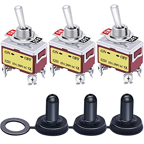 Interruttore A Levetta SPST 2 Posizioni - ON/OFF 6A 125V Per Auto E Camion - Foto 4