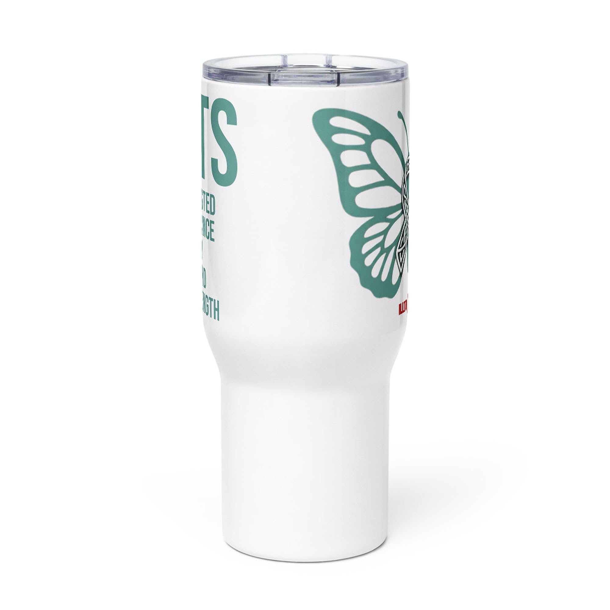 Taza de Viaje POTS con Asa, Regalo para la Comunidad POTS