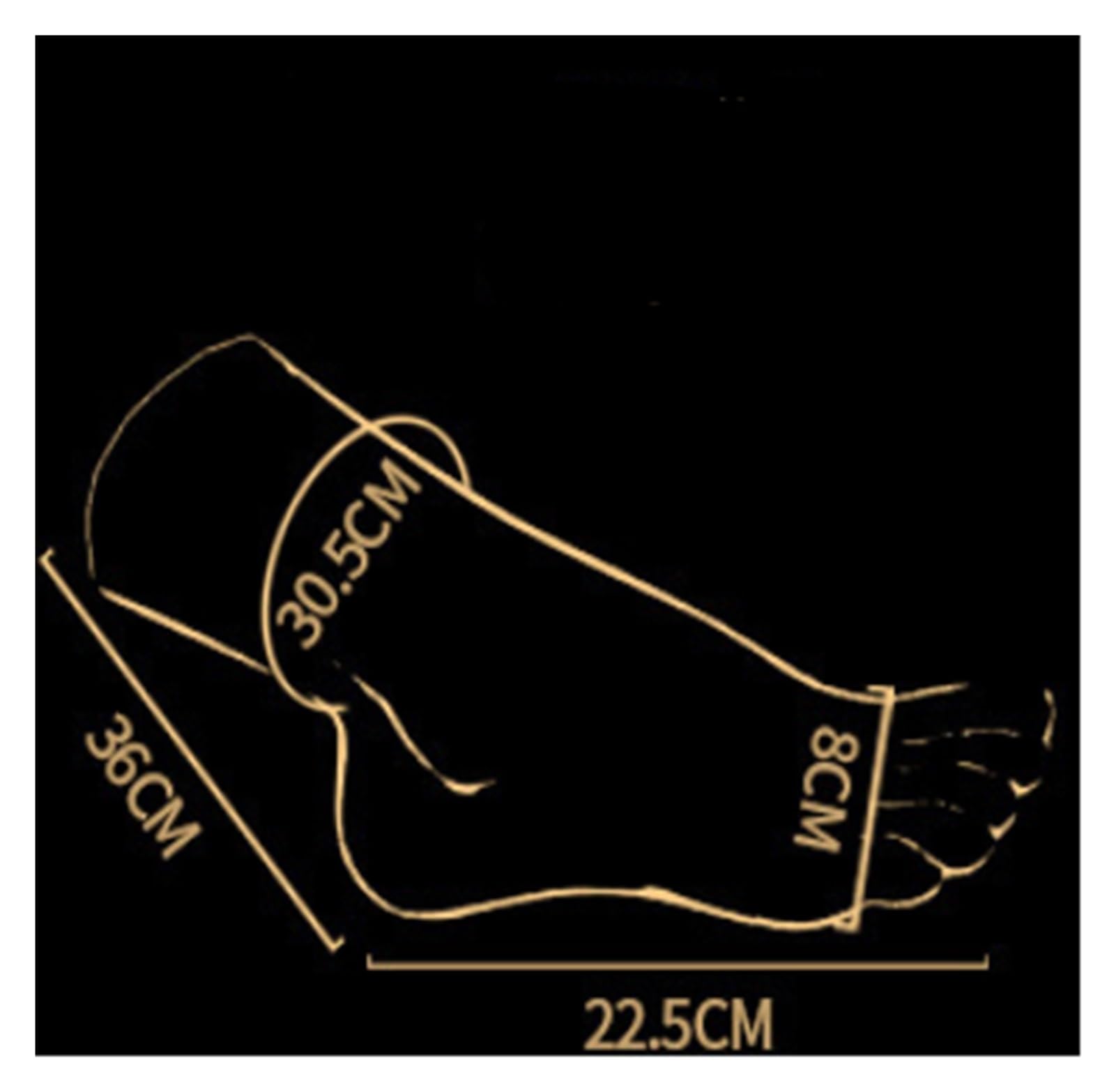 Modelo de pie Silicona clonado for Mujer, maniquí plástico Falso, boceto Pierna Larga, Accesorios for práctica uñas en Escenario, 22,5x8x36x30,5 cm(One Pair)