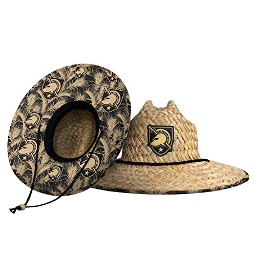 Image of FOCO Men's NCAA College Team Logo Floral Straw Sun Hat