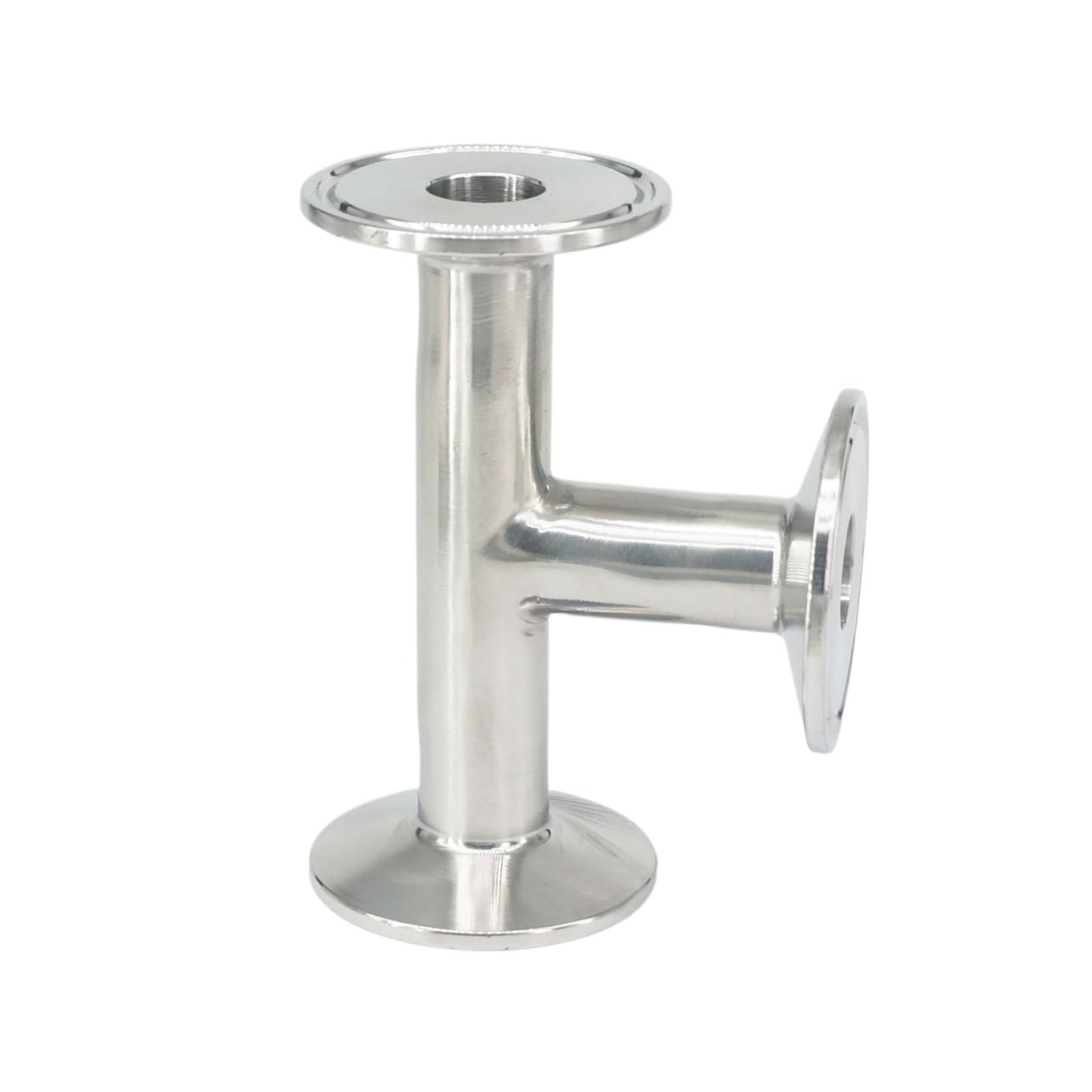 Fqhidmomx One Color Tube O/D 25Mm Tri Clamp 1.5" Ferrule O/D 50.5Mm Tee 304 Stainless Steel Connector Pipe Fitting Plumbing Fittings