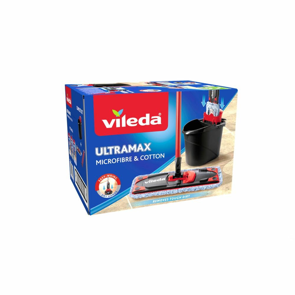 Vileda Ultramax Micro/Coton Spécial Carrelage Balais Laveurs