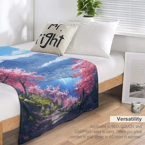 Couverture Cerise Tree pour des soirees cocooning chaleureuses sur le canape - 7