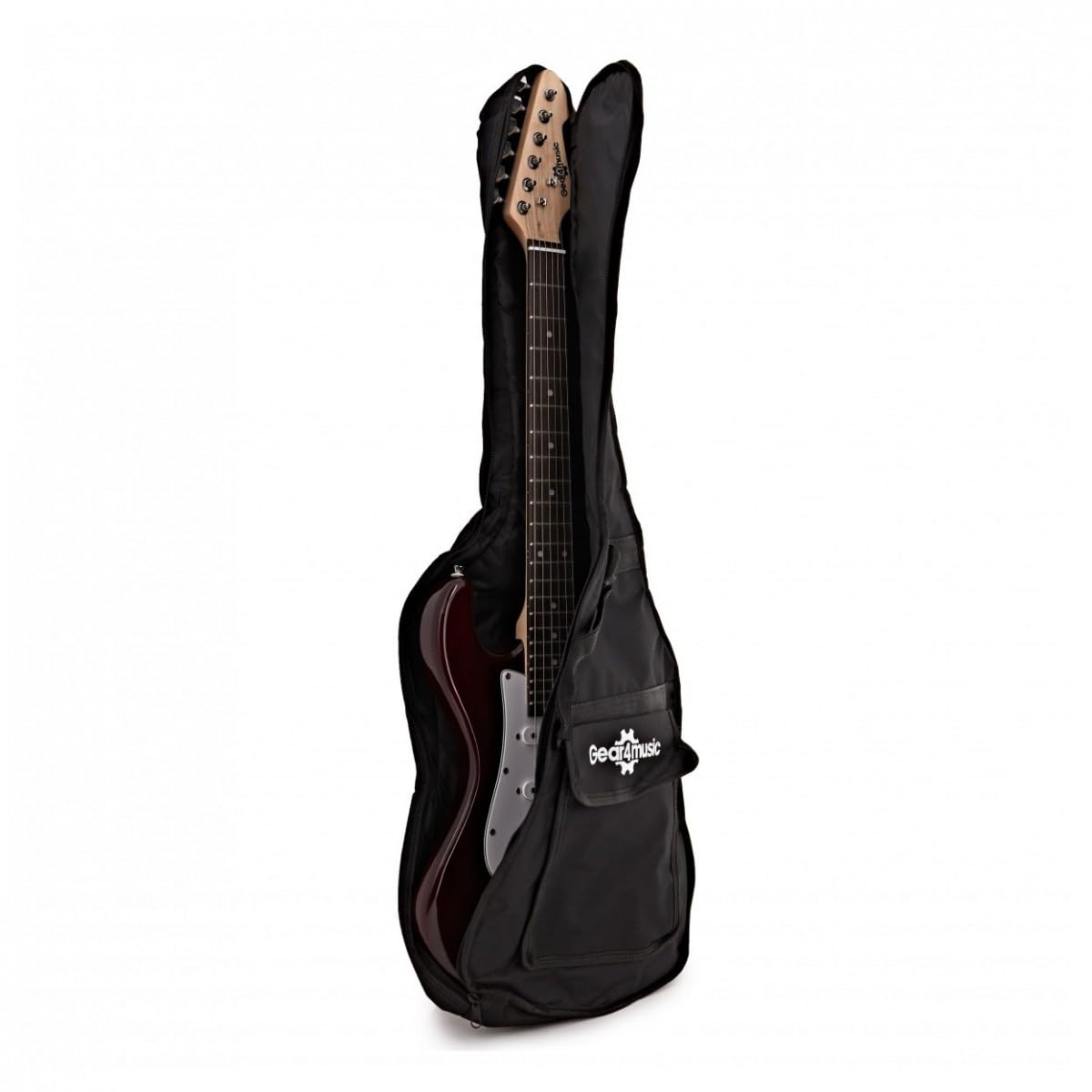 Housse de Guitare 3/4 en Nylon avec Poignée et Bretelles Sac à Dos - Noir | Gig Bag Souple Moulé; Construction Solide