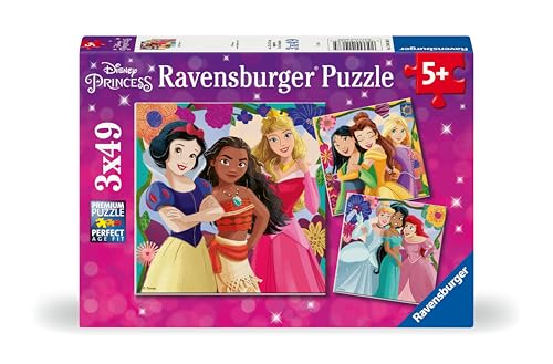Ravensburger - Puzzle 3x49 pièces - Girl Power ! - Disney Princesses