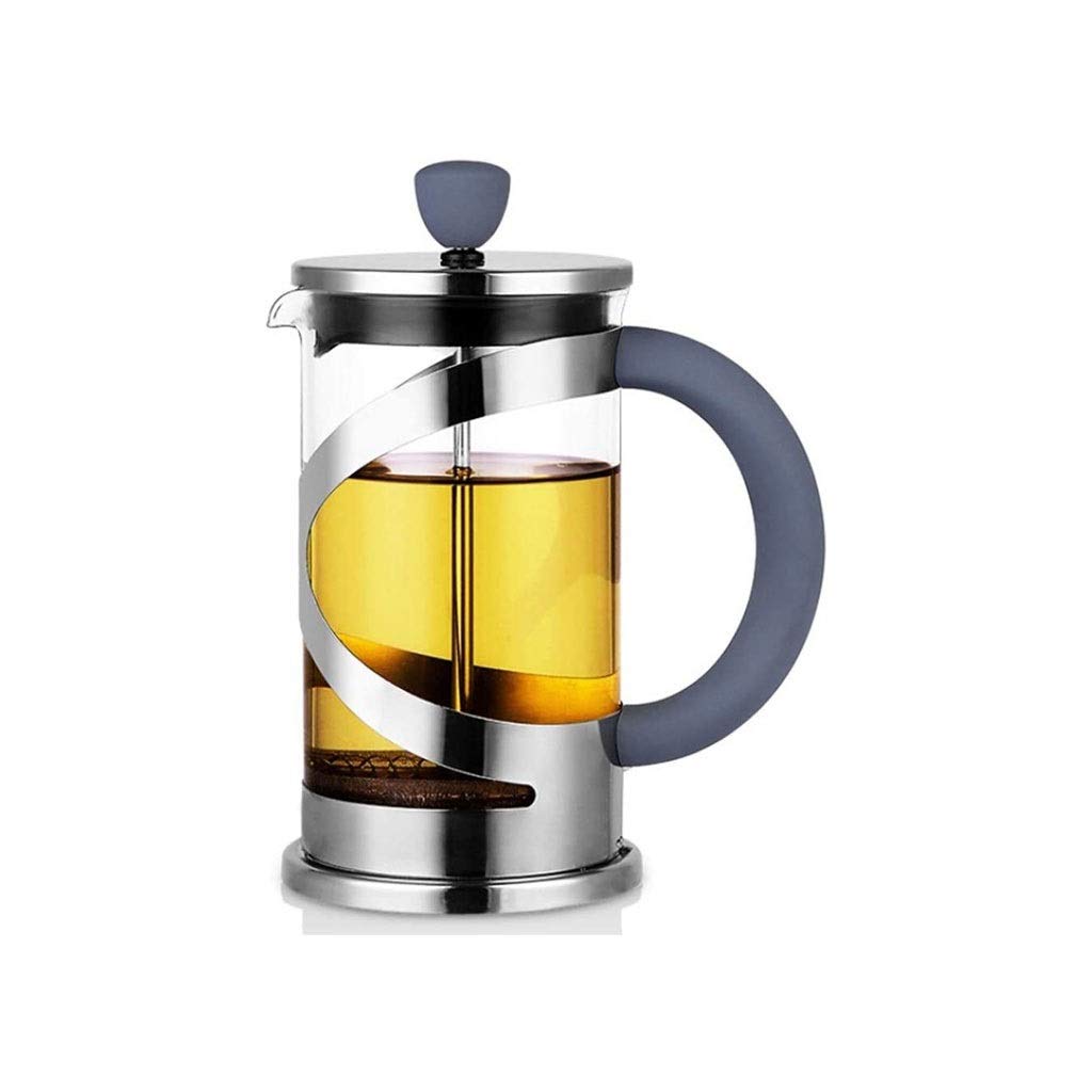 French Press CoffeeFeer, Sistema de filtración de Prensa de café de Acero Inoxidable y borosilicato, fácil de Limpiar para Restaurante, hogar (Size : 1000ML)