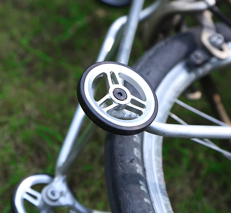 Roues faciles de 60 mm pour Brompton 2023 argent à roulement fluide