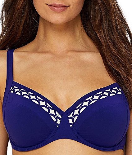Chantelle Swim – Top de traje de baño de 3 partes con aros Chantelle CALA NOVA Klein – 90 C, azul