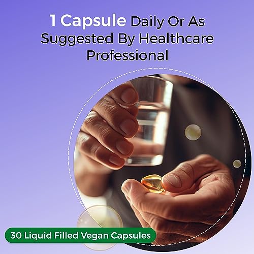 Image of HealthAid Veg Omega 3 6 7 9 - Plant-Based Fatty Acid Supplement for Heart, Brain, Joints & Digestion Support | High Absorption | 60 Softgel Capsules for Men & Women