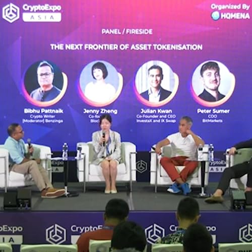 Panel Discussion on The Next Frontier of Asset Tokenisation at Crypto Expo Asia Podcast Por  arte de portada
