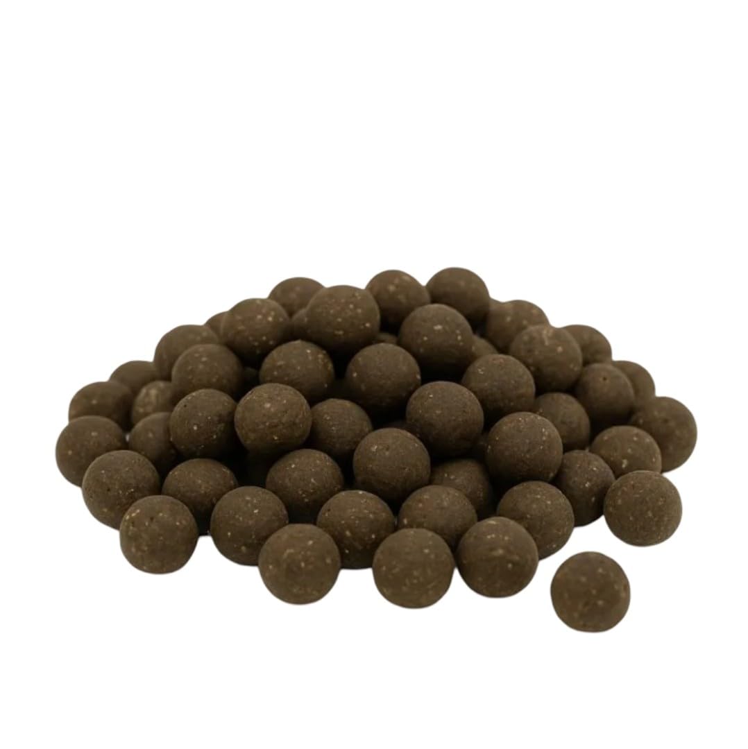 Halibut Thunfisch Boilie Bundle - 3 kg - 16 mm - mit Pop Up Boilies und Amino Dip, Carp Baits, Karpfenköder zum Angeln, Set Futterboilies zum Anfüttern von Karpfen, Angelfutter Lockstoff