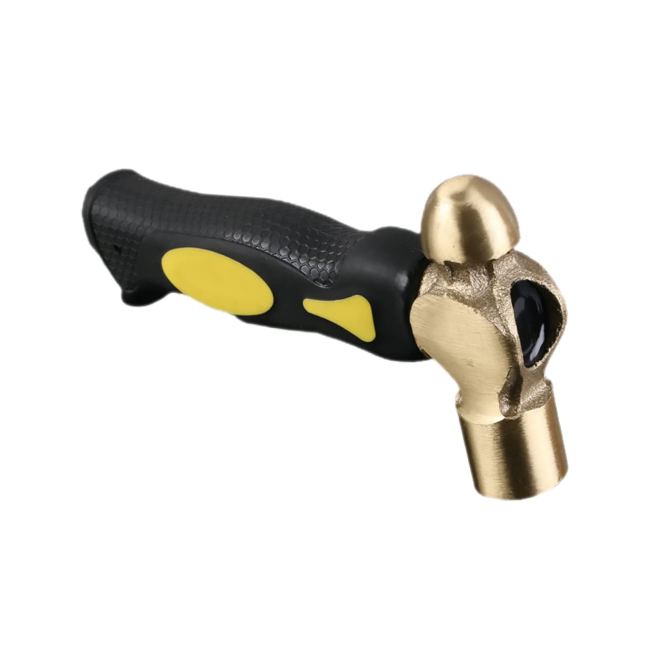 Homoyoyo Martillo De Latón De Cabeza De Mazo De Doble Cara Martillo De Latón Para Estampar Metal Para Trabajos De Bricolaje y Acabado Metal