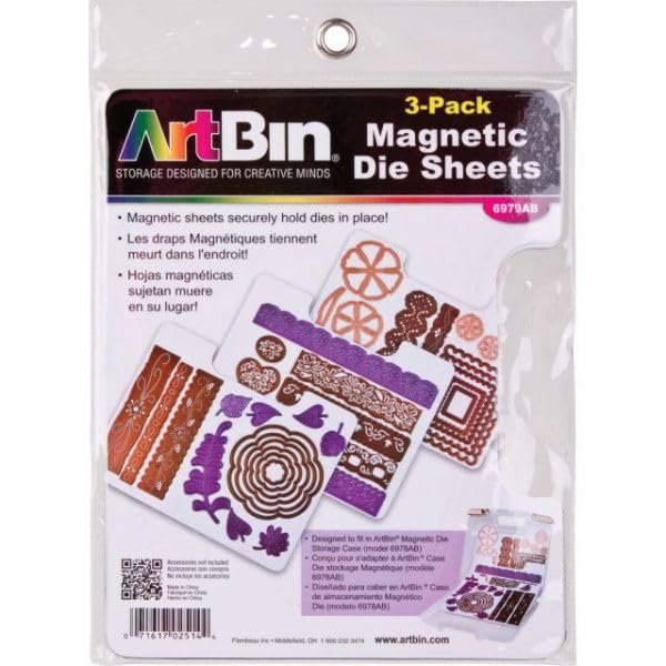 ArtBin Magnetic Sheets 3/Pkg-7.325x9.125