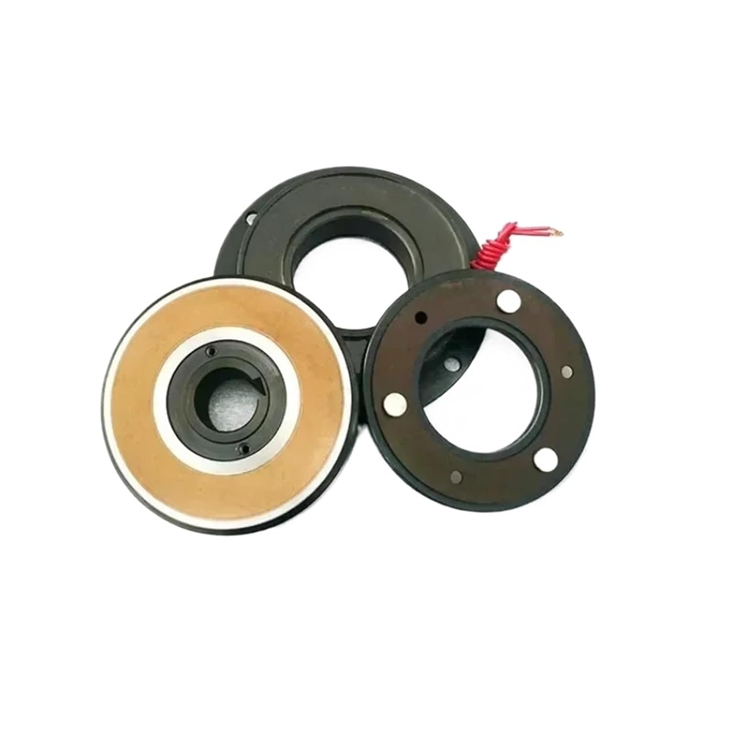 DLD5-10 24DVC 10NM Single Piece Dry Energized electromagnetic Clutch Small Plate Flange Installation(DLD5-10shaft 15mm)