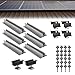 Produktbild Becker Tech Photovoltaik Trapezblechdach Montageset für 2 Module | Privatkunden Steuersatz 0% | Befestigung Trapezblech Solarmodul Halterung PV Montagesystem Aluminium, Modulanordnung:Horizontal