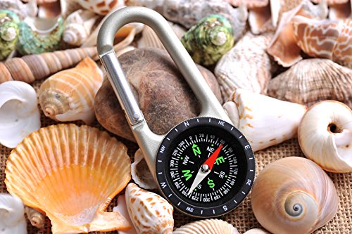 Huntington Bussola con moschettone, riempita a