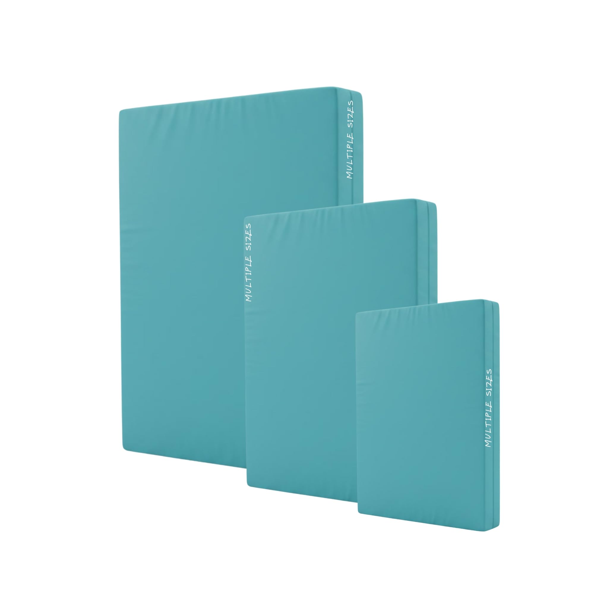 Kosiproducts Gymnastics Crash Mat, High Density Medium Firm 10cm Thick Foam, [Turquoise, Medium]