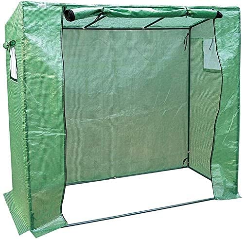 Invernadero Caseta Jardn Invernadero de Plstico Invernaderos de jardn Cobertizo de plantas extra grande Preservacin del calor Resistente a la lluvia Resistencia al desgarro Soporte de tuber