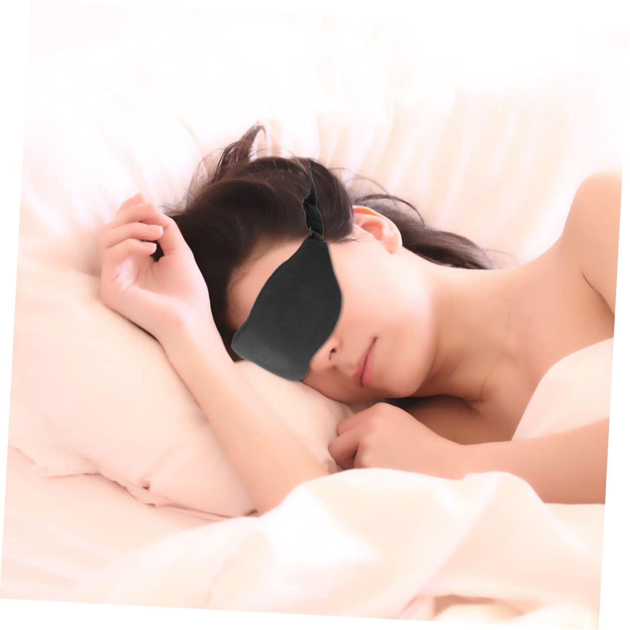Beaupretty 3 Antifaces Para Dormir 3d Estereoscópicos Lentos Paquete De 3 Antifaz Opaco Esponja Para Oficina Hogar Dormir Hebilla Ajustable De La Fatiga Ocular.
