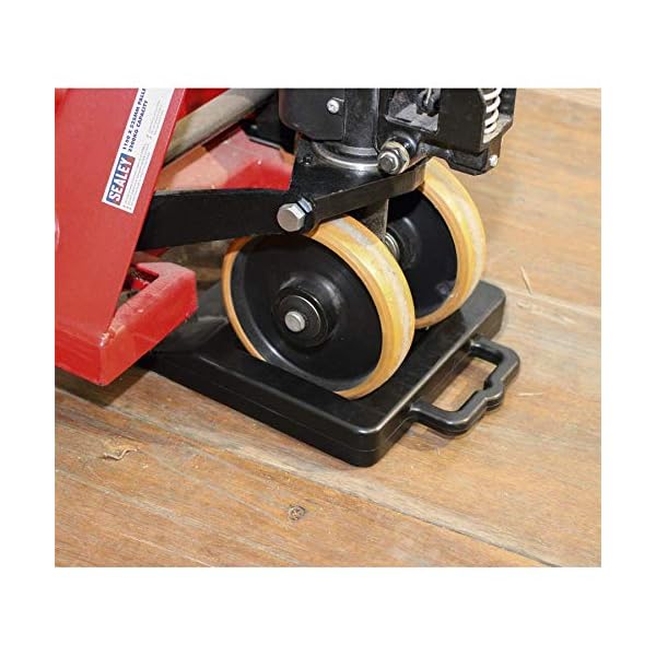 Sealey PTS1 LKW-Stop-Palette, 300 mm x 360 mm x 47 mm, schwarz – Bild 3