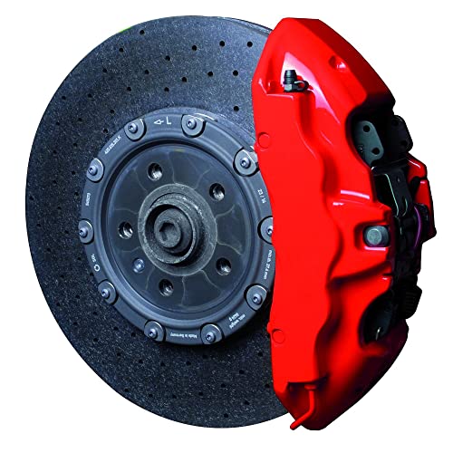 Foliatec Bremssattel Lack Set, Hitzebeständig, Komplettsatz für 4 Bremssättel, Racing Rosso, 7-teiliges Set – Bild 5