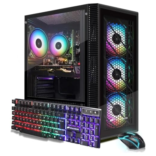 STGAubron Gaming Desktop PC, Radeon RX 580 16G GDDR5, Intel Core i5-9400F up to 4.1GHz, 16G RAM, 1T SSD, 600M WiFi, BT 5.0, RGB Fan x 4, RGB Keyboard & Mouse & Mouse Pad, W11H64