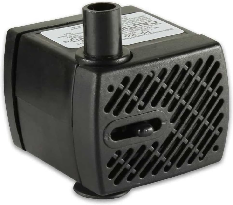 Jebao Jecod PP-333 Submersible Fountain Pond Pump 66gph replace PP-333LV (No Inline Plug)