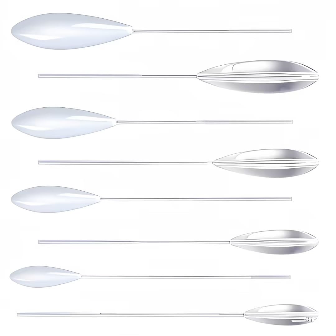 ACTOYS 8 Galleggianti da Pesca, Bombarda Galleggiante, Bombarda Affondante, Fishing Sbirolino Set, 6g/10g/15g/20g, Accessori da Pesca Trota