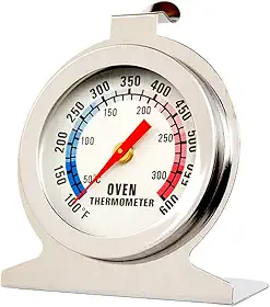 Termômetro Analógico Forno 600° Inox Com Base