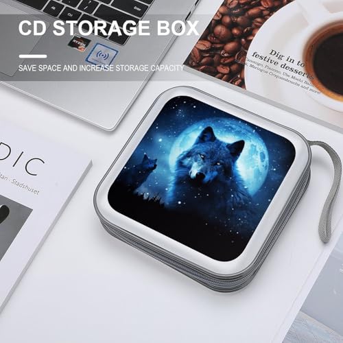 Funda para CD y DVD de gran capacidad archivador de discos portátil para hogar 5