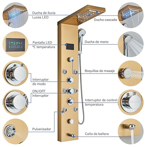 La mejor comparación de Regadera de columna Top diez. 12 La mejor comparación de Regadera de columna Top diez. 12