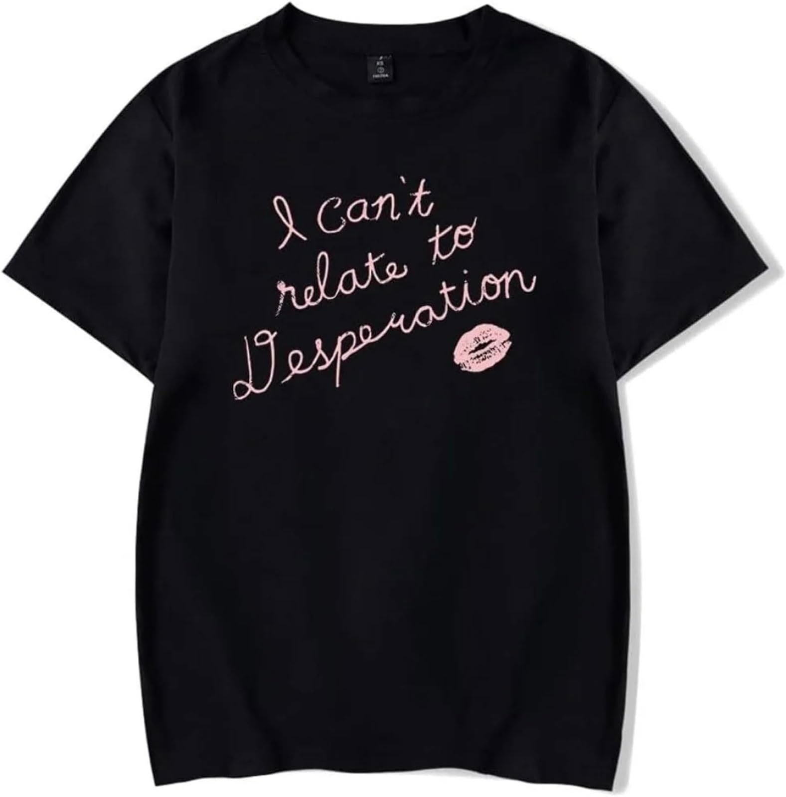 OUHZNUXSabrina Carpenter Can't Relate Merch Tour T-Shirt 2D Fashion Short Sleeve Summer Loose Top Cosplay Clothing Neutral Vintage Streetwear Suitable for Men and Women XXS-4XL
