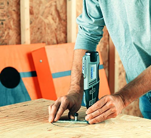 Dremel 678 Line and Circle Cutter Set with 30 cm Cutting Diameter for Straight Cuts and Holes in Drywall, Wood and Laminate