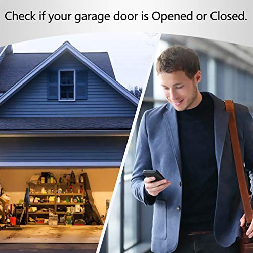 Smart Wi-Fi Garage Door Opener Wireless Garage Door Remote, Open And Close Garage Door From Anywhere, Compatible With Amazon Alexa, Google Assistant #TOP3