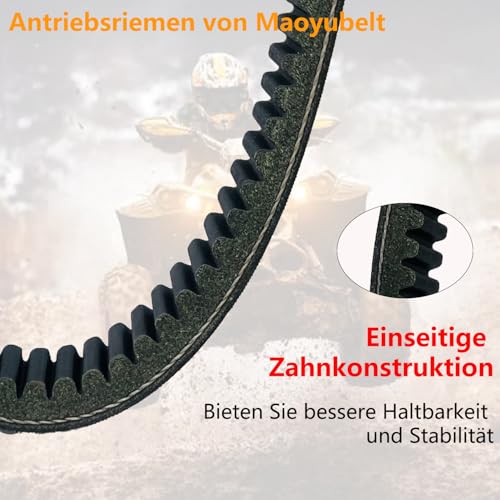 Maoyubelt Motorradteile Antriebsriemen Roller Faserantriebsriemen Passend für SYM GTS Joymax 125i EVO GTS125 23100-HNA-0000(0001)
