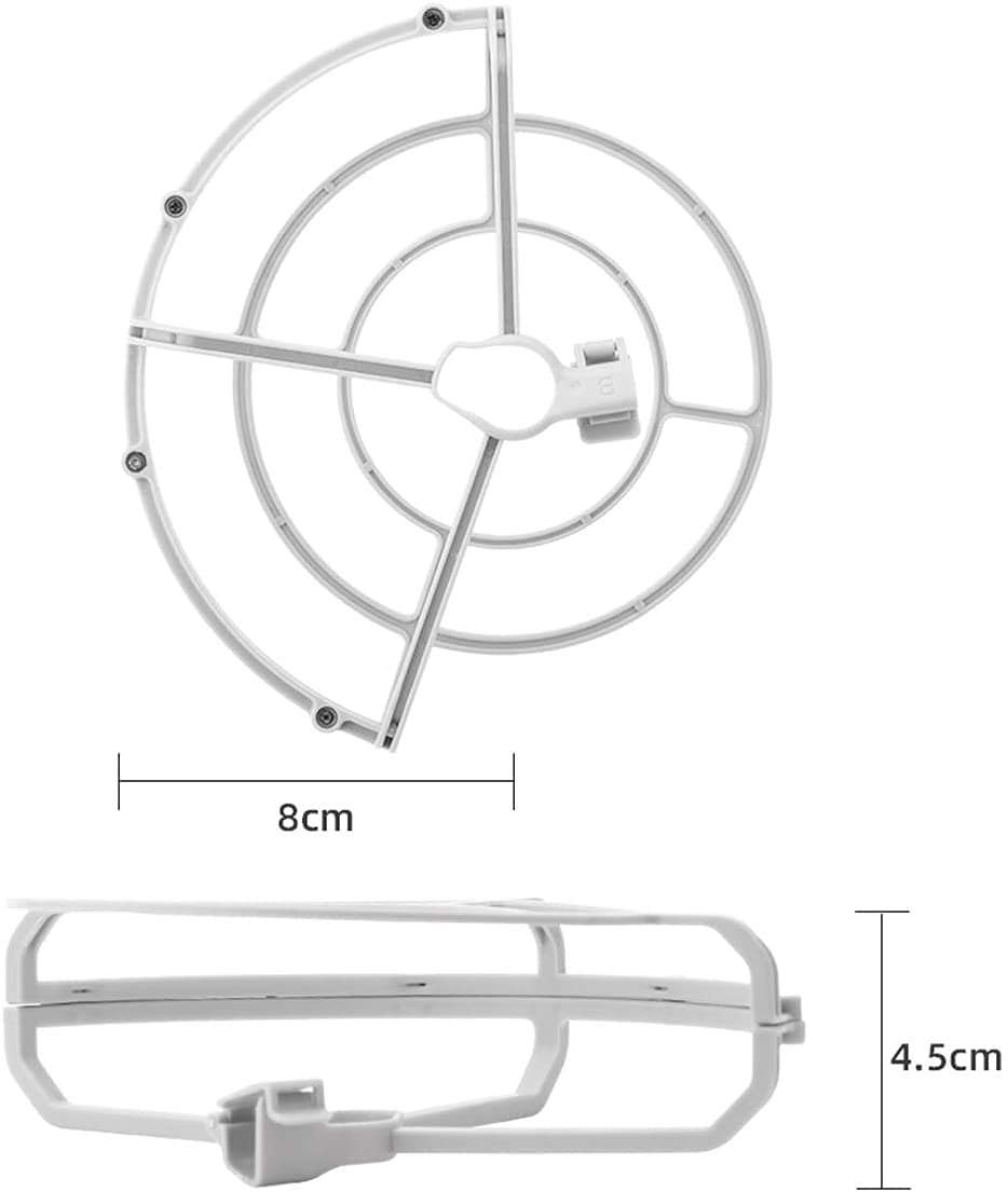 Propellers and Propellers Guard Protection para Mini 2 Juego de accesorios para drones Juego de accesorios de hoja de respaldo de repuesto Tornillo de aire